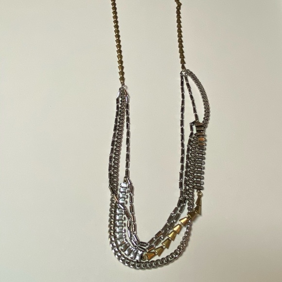 Stella & Dot Mixed Metal necklace - Picture 3 of 4
